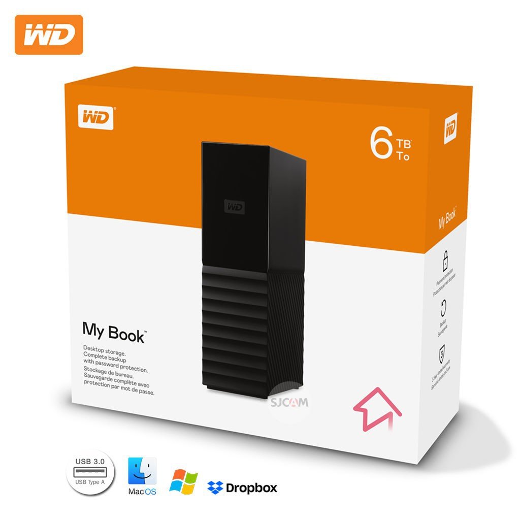 Western Digital WD 6TB My Book Desktop External Hard Disk Drive